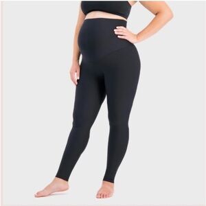 The GLOWE Maternity Legging 28" Size Small Black